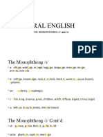 ORAL ENGLISH - THE MONOPHTHONGS /ɪ/ AND /i