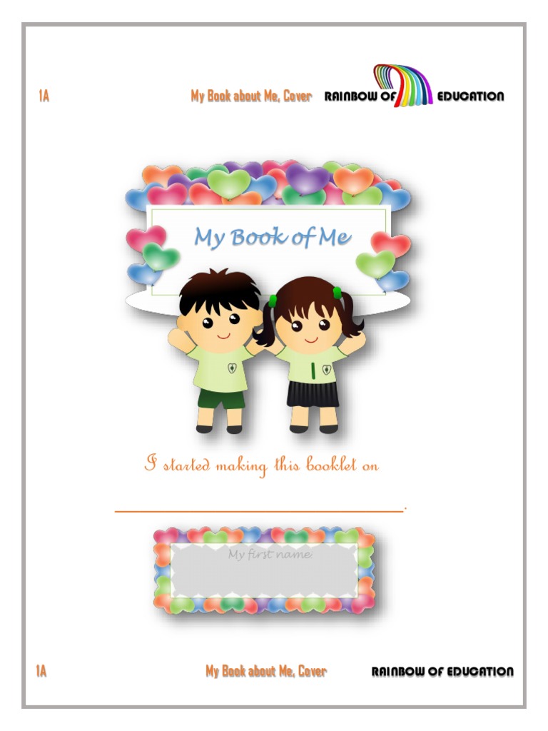 I Started Making This Booklet On . My Book of Me PDF Hairstyle