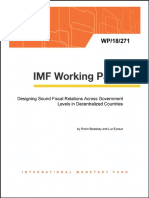 (9781484387788 - IMF Working Papers) Volume 2018 (2018) - Issue 271 (Dec 2018) - Designing Sound Fiscal Relations Across Government Levels in Decentralized Countries