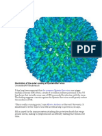 Michael Le Page: Illustration of The Outer Coating of Epstein-Barr Virus