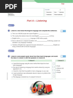Part A - Listening: Text 1