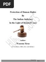 Download Role of Indian Judiciary in Protection of Human Rights- By Waseem Firoz by waseemfiroz SN55699817 doc pdf