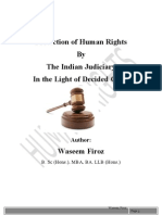 Role of Indian Judiciary in Protection of Human Rights- By Waseem Firoz