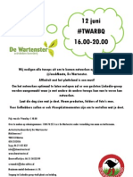 12 Juni #Twarbq 16.00-20.00: Activiteitenboerderij de Wartenster