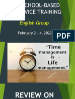 Time Management Review