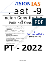 Test - 9: Indian Constitution