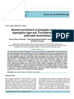 Nutrient Enrichment of Pineapple Waste Using Solid State Fermentation