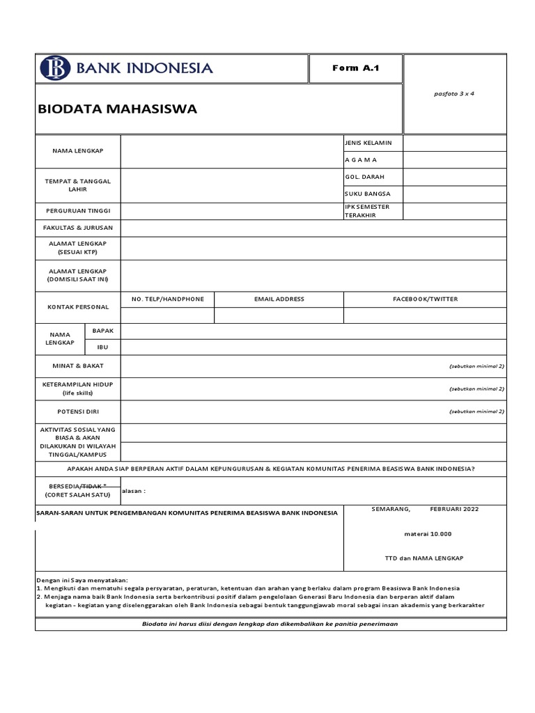 Form A1 Pdf