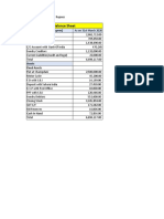 Balance Sheet and Income Statement in Rupees