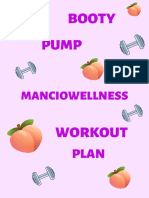 Booty Pump Manciowellness Workout Plan