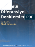 Çözümlü Diferansiyel Denklemler, Melek Hamzaoğlu