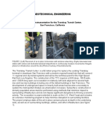 Geotechnical Engineering: Networked Instrumentation For The Transbay Transit Center, San Francisco, California