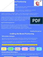 Establishing Brand Positioning: Marketing Management