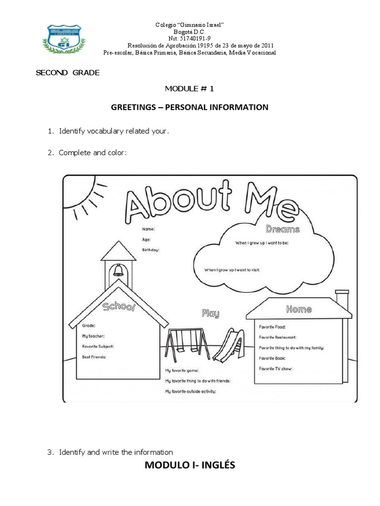 MODULO Secondgrade e | PDF