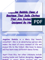 Angeline Bakkila Owns A Boutique