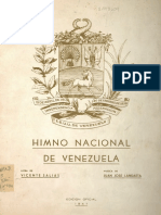 El Hinmo Naciona de Venezuela 1947