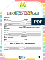 Contrato Reforço Escolar