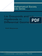 (London Mathematical Society Lecture Note Series 124) Kirill Mackenzie - Lie Groupoids and Lie Algebroids in Differential Geometry (1987, Cambridge University Press)