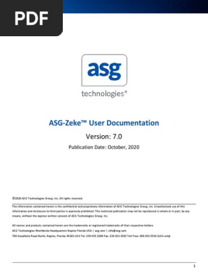 アリス Asg Zeke v7.0 Doc | PDF | Filename | Software Development
