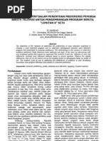 Download Analisis Conjoint Dalam Penentuan Referensi Pemirsa Berita Televisi Untuk an Program Berita Liputan 6 SCTV by Ahsani Taqwim SN55702100 doc pdf