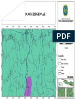 Peta Geologi Regional Penelitian