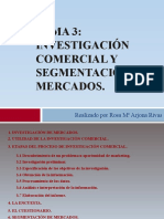 Tema 3 Investigacion Comercial y Segmentacion de Mercados - Rosa M Arjona Rivas