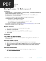 CA v1.0 Skills Assessment