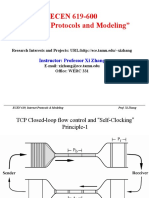 ECEN 619-600 "Internet Protocols and Modeling": Instructor: Professor Xi Zhang