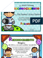 Diplomas de Reconocimiento