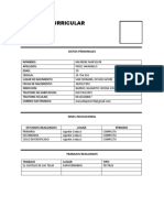 Sistesis Curricular