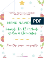 ENE - Menú Navideño Basado en El Metodo de Los 4 Elementos