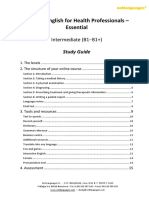 Study Guide Medical English For Health Professionals Intermediate - Essential