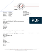 Order Acknowledgement: Article No. Description Quantity Unit Price Nett Amount