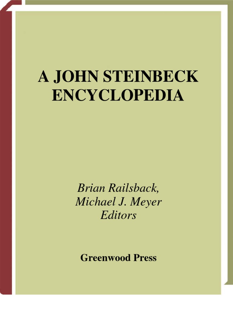A John Steinbeck Encyclopedia