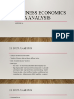 Business Economics Data Analysis: Module 1A