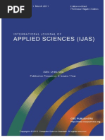 Download International Journal of Applied Sciences IJAS Volume 2 Issue 1 by AI Coordinator - CSC Journals SN55704104 doc pdf