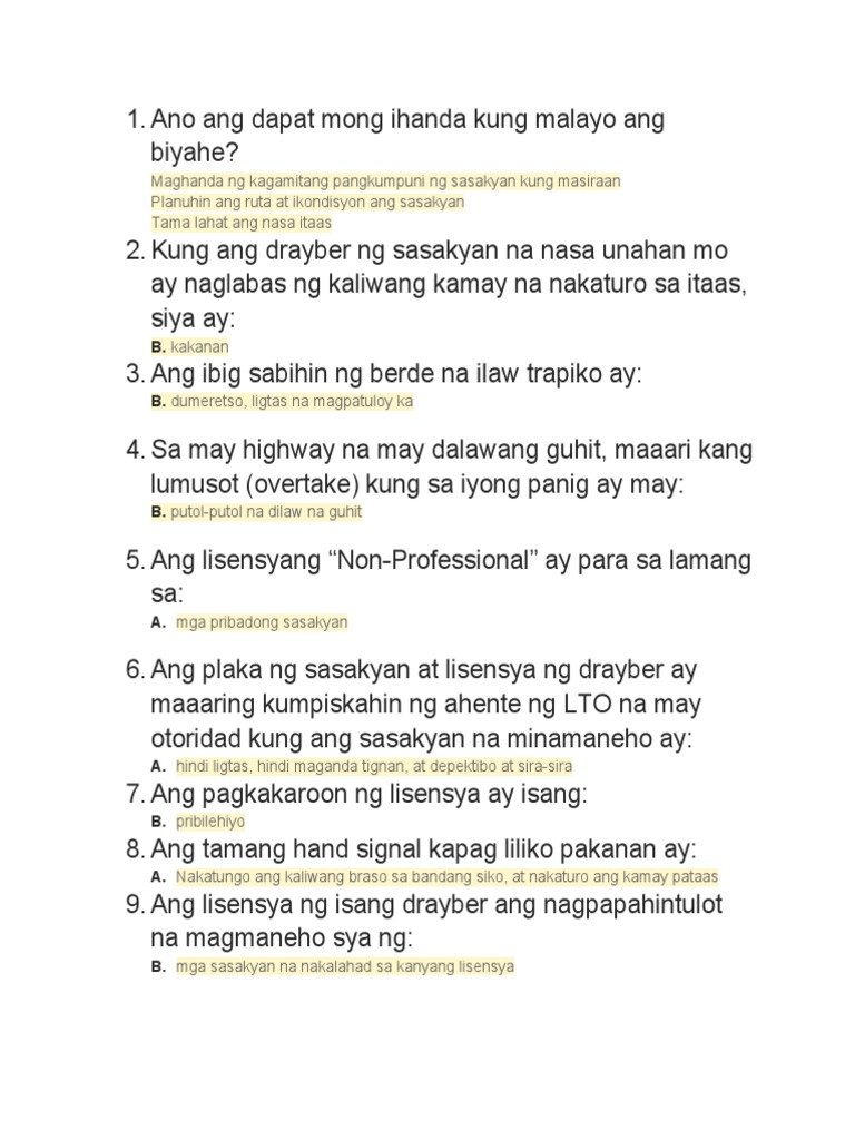 Lto 1 | PDF