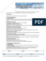 Devoluciones de Medicamentos y Demas Insumos para La Salud de Clientes