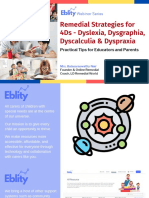 Remedial Strategies For 4Ds - Dyslexia Dysgraphia Dyscalcul 9yXGx6R
