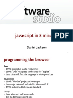 Software Studio: Javascript in 3 Minutes