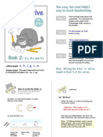 Book 2 Handwriting Instructions and Worksheets