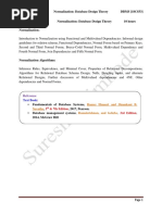 Module-4 Normalization: Database Design Theory DBMS (18CS53)