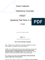 July Intensive Courses First: Exam Material