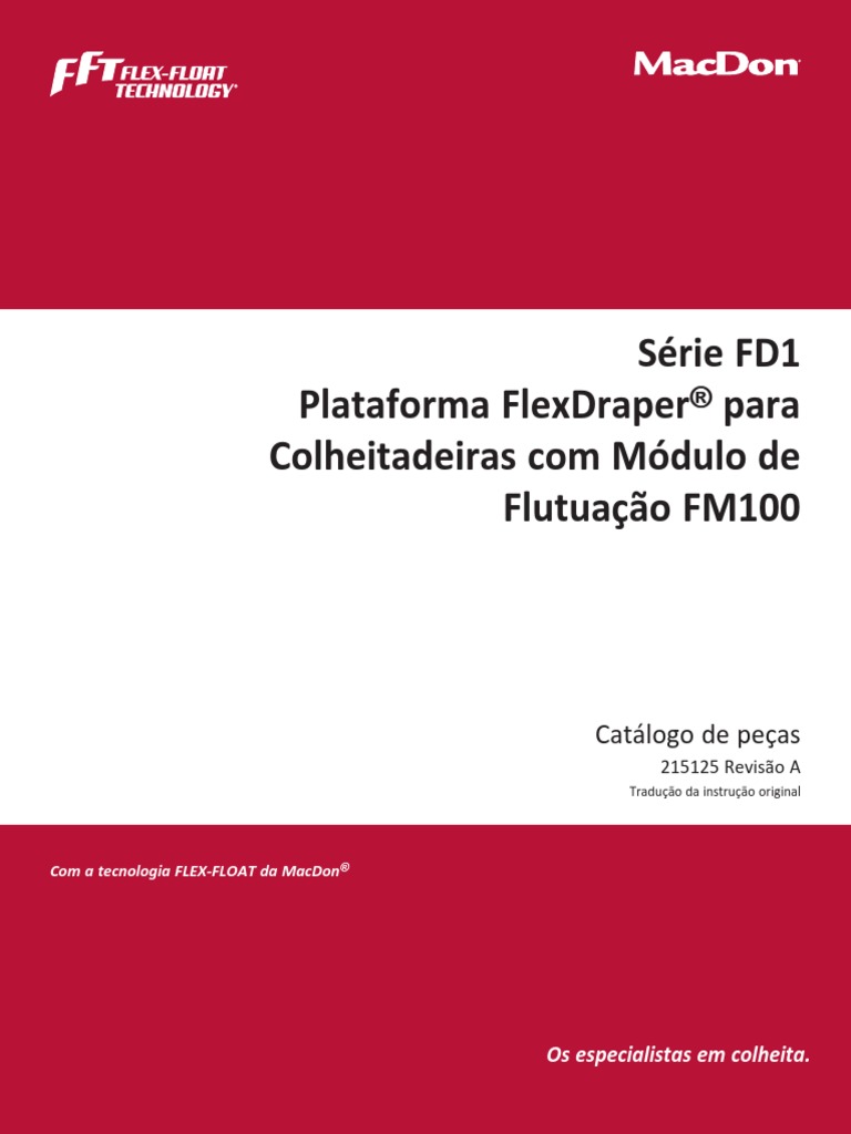 Fd1 Macdon | PDF | Bens manufaturados | Engenharia Mecânica
