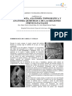 121 - Embriología, Anatomía Topográfica y Anatomía Quirúrgica de Las Regiones Cérvico-faciales