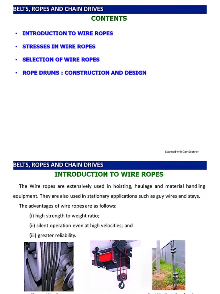 Wire Ropes Theory & Design Problems MJ Nirjon (201918024) PDF
