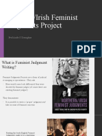 Northern/Irish Feminist Judgments Project: Prof Aoife O'Donoghue