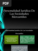 PERSONALIDAD JURIDICA DE LA SOCIEDAD 2505