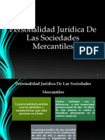 PERSONALIDAD JURIDICA DE LA SOCIEDAD 2505