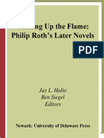 Jay L. Halio, Ben Siegel - Turning Up The Flame - Philip Roth's Later Novels (2005)